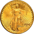 Saint Gaudens Gold Double Eagle Pre-33 BU (Random Date)