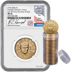 2026 President Donald J. Trump Semiquincentennial July 4th Privy FDI NGC MS65 Harrigal
