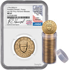 2026 President Donald J. Trump Semiquincentennial July 4th Privy AR NGC MS67 Harrigal