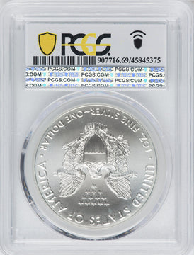 2021 American Silver Eagle Type 1 At Dusk & Dawn 35th Anniversary 497th PCGS MS69