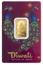 5 Gram PAMP Suisse Diwali Lakshmi Gold Bar w/Assay