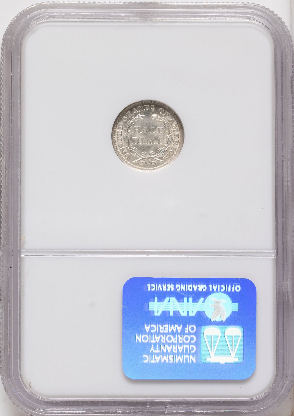 1856 H10C Seated Half Dime NGC MS66