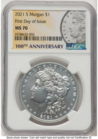 2021-S Morgan Dollar FDI Morgan Label NGC MS70