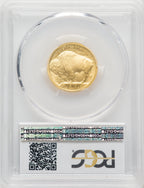 2008-W 4-Coin Set Burnished Gold Buffalos PCGS MS70