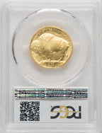2008-W 4-Coin Set Burnished Gold Buffalos PCGS MS70