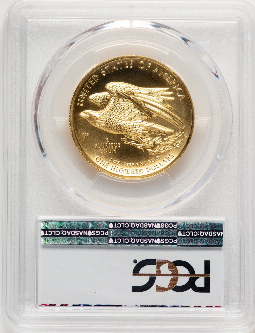 2015-W G$100 American Liberty High Relief FS Bunting Flag PCGS MS70