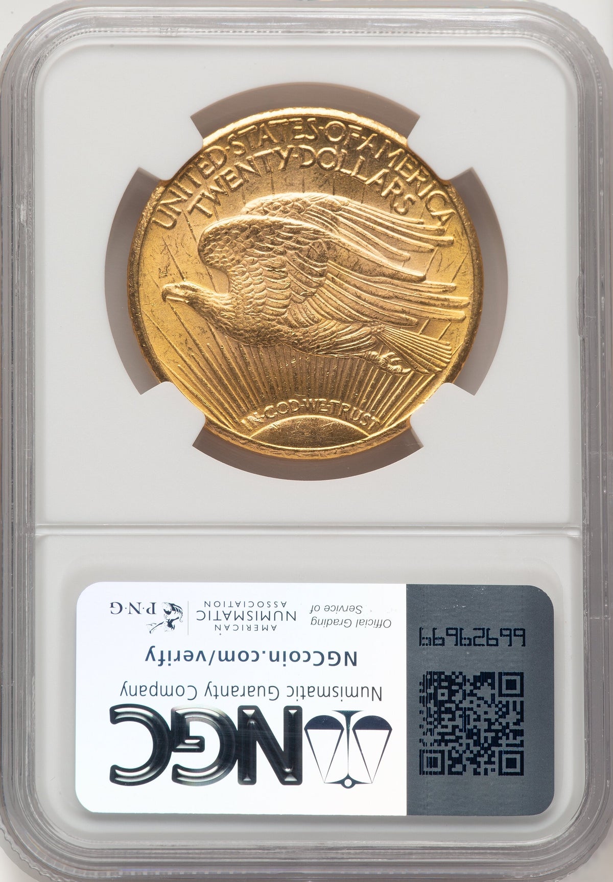 1926 $20 Tripled Die Obverse FS-101 Saint-Gaudens Double Eagle NGC MS64