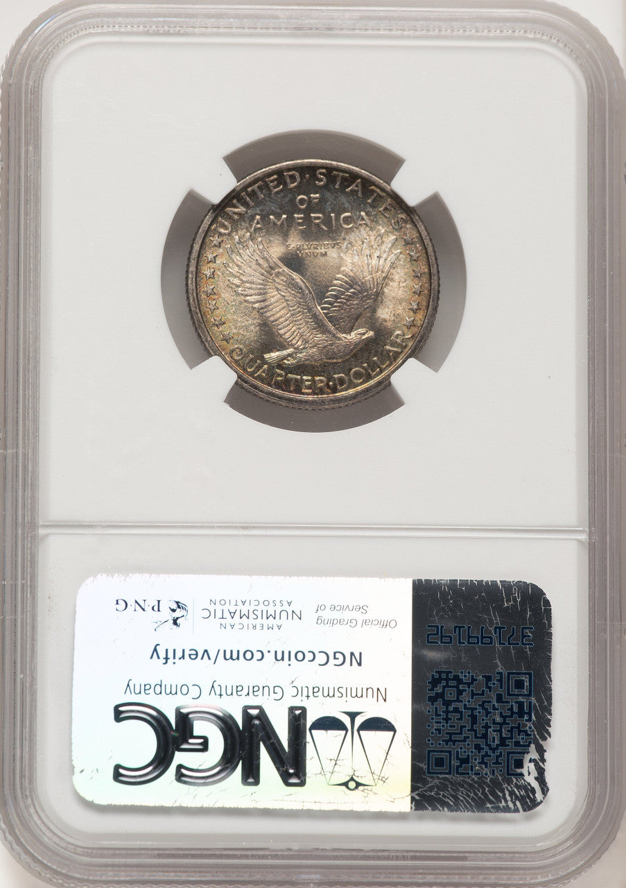 1917-D T-1 FH Standing Liberty Quarter NGC MS67