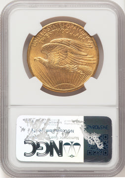 1907 $20 Saint Saint-Gaudens Double Eagle NGC MS64