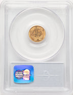 1867 G$1 Gold Dollar PCGS MS63