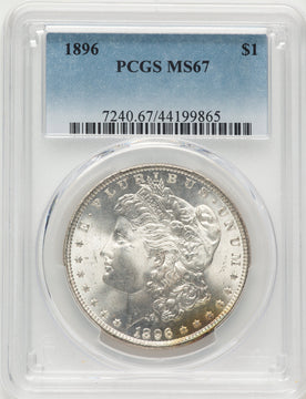 1896 Morgan Dollar PCGS MS67