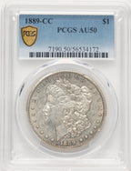 1889-CC Morgan Dollar PCGS AU50