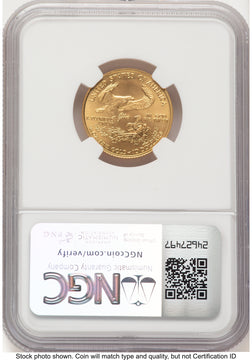 2006-W Burnished Gold Eagle 1/4 oz Jeff Garrett Red Book NGC MS70