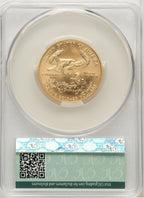 2008-W Burnished Gold Eagle 1/2 oz Non Designation CACG MS70