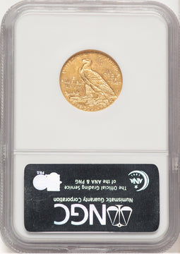 1908-D $5 Indian Half Eagle NGC MS62 (506475029)