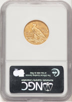 1908-D $5 Indian Half Eagle NGC MS62 (506475029)