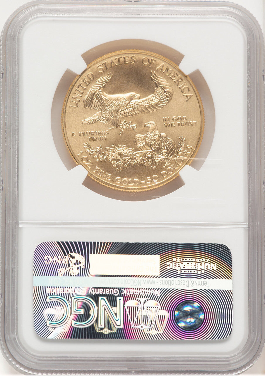 2016-W Burnished Gold Eagle 1 oz ER NGC MS70 Ed Moy