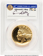 2019-W G$100 American Liberty High Relief Enhanced DMPL FDI PCGS MS70 Ed Moy