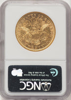1869-S $20 Liberty Double Eagle NGC AU50