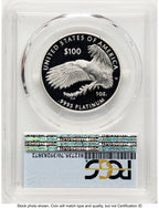 2020-W Proof Platinum Eagle 1 oz FDI FS Flag PCGS PR70