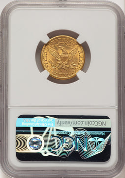 1885-S $5 Liberty Half Eagle NGC MS65