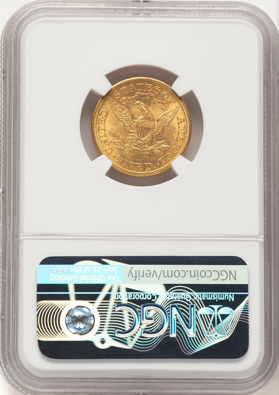 1899-S $5 Liberty Half Eagle NGC MS64