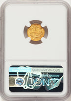 1862 G$1 Gold Dollar NGC MS63
