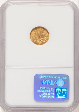 1880 G$1 Gold Dollar NGC MS65