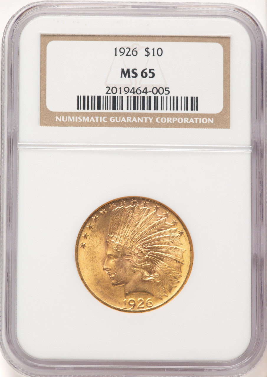 1926 $10 Indian Eagle NGC MS65 (506670003)