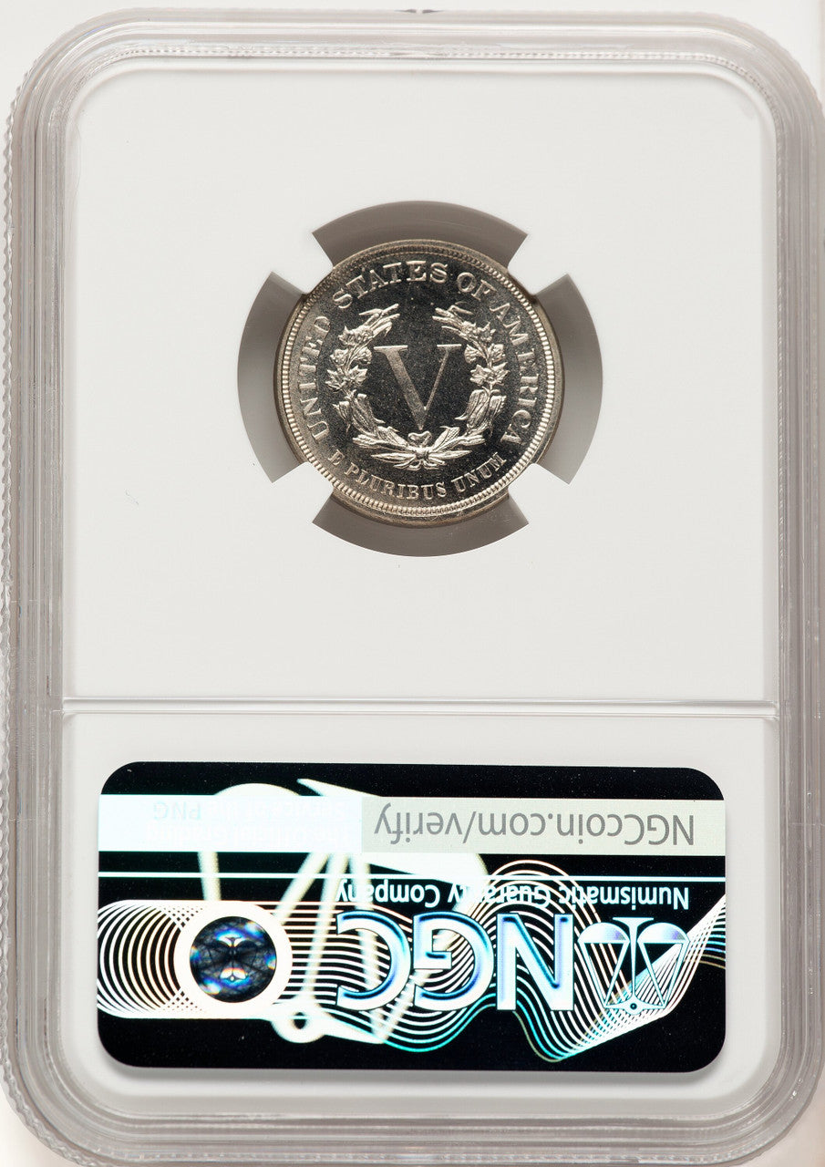 1883 5C No Cents CA Proof Liberty Nickel NGC PR67
