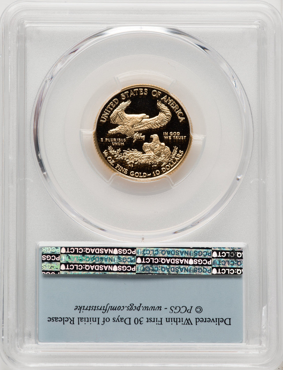 2018-W Gold American Eagle 4-Coin Set PCGS PR70