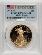 2018-W Gold American Eagle 4-Coin Set PCGS PR70
