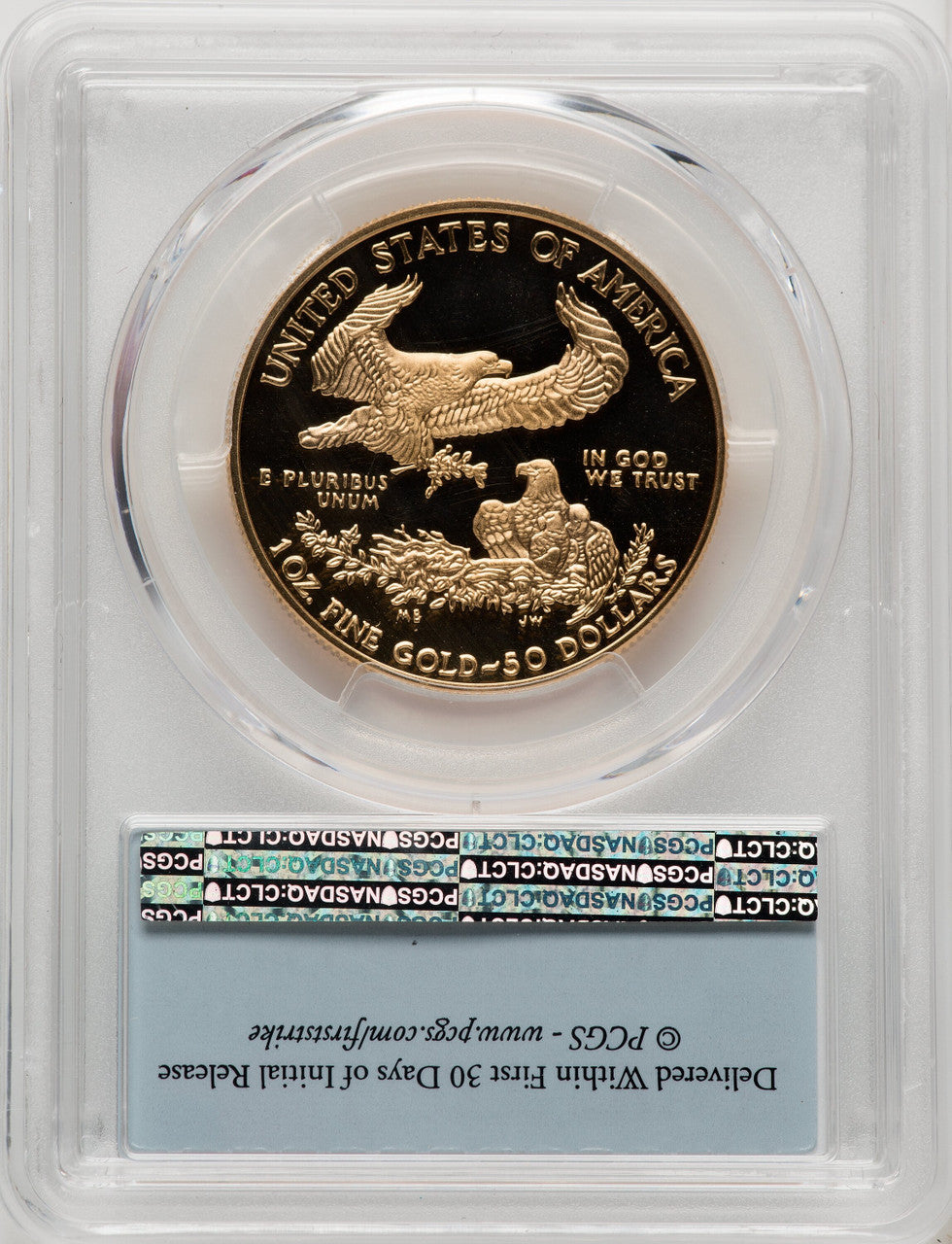2018-W Gold American Eagle 4-Coin Set PCGS PR70