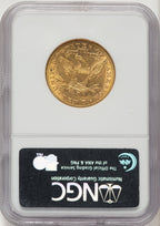 1895-O $10 Liberty Eagle NGC AU58