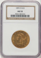 1895-S $10 Liberty Eagle NGC AU55
