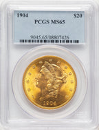 1904 $20 Liberty Liberty Double Eagle PCGS MS65 (506761015)