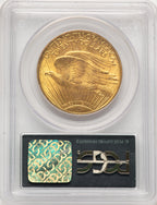 1909/8 $20 Saint-Gaudens Double Eagle PCGS MS62