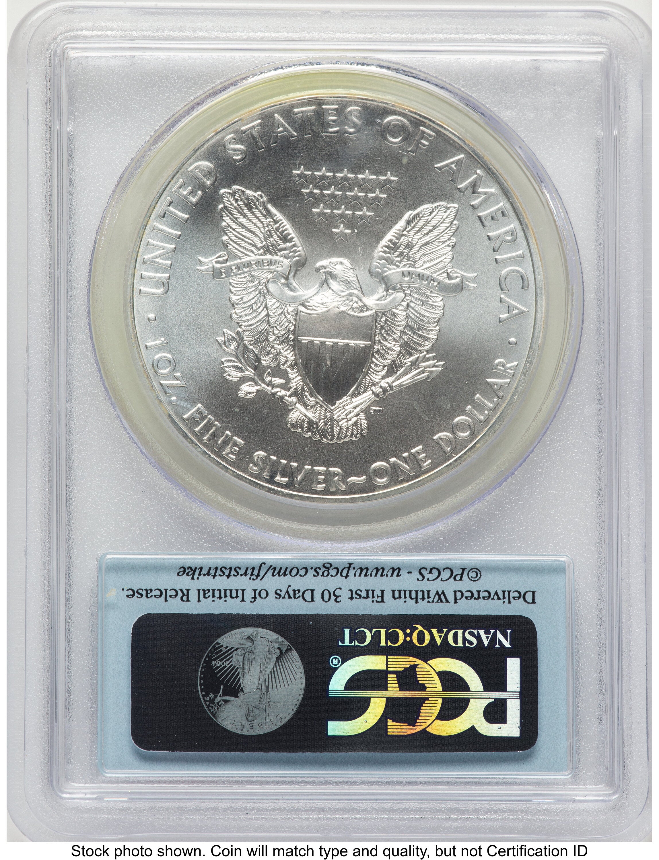 2013 Silver Eagle FS Flag PCGS MS70