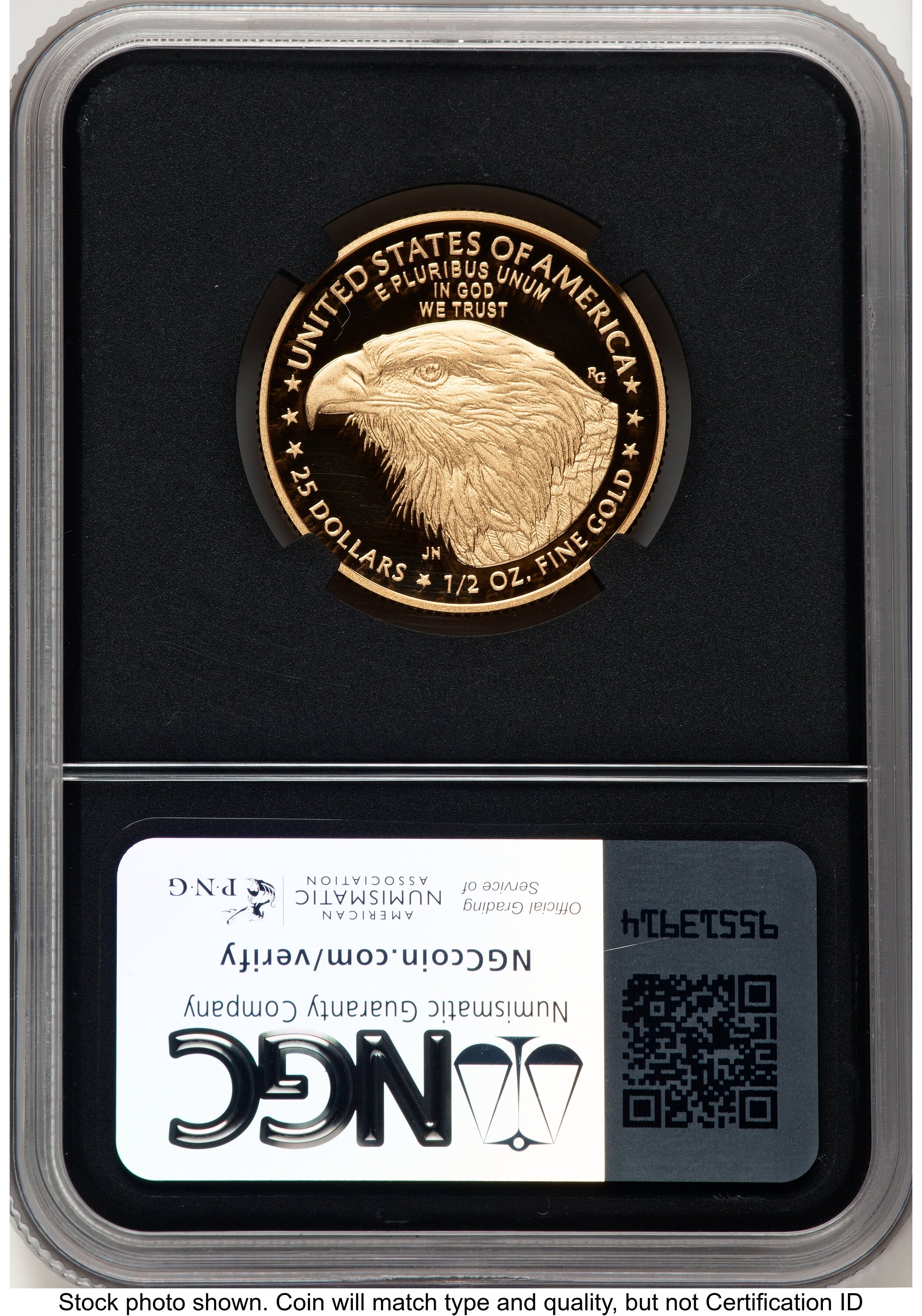2024-W Proof Gold Eagle 1/2 oz ER Miles Standish NGC PF70