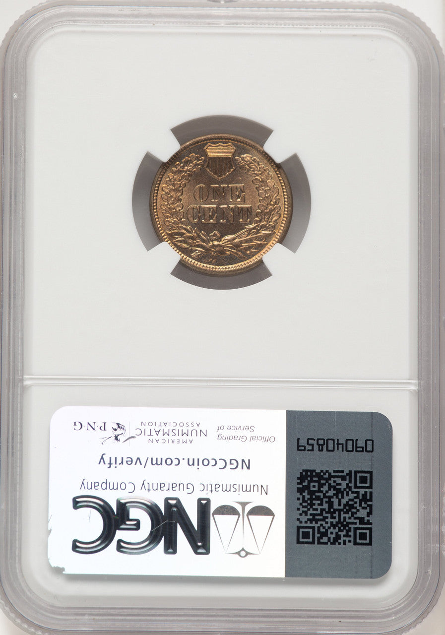 1863 1C Indian Cent NGC MS66 (506970002)