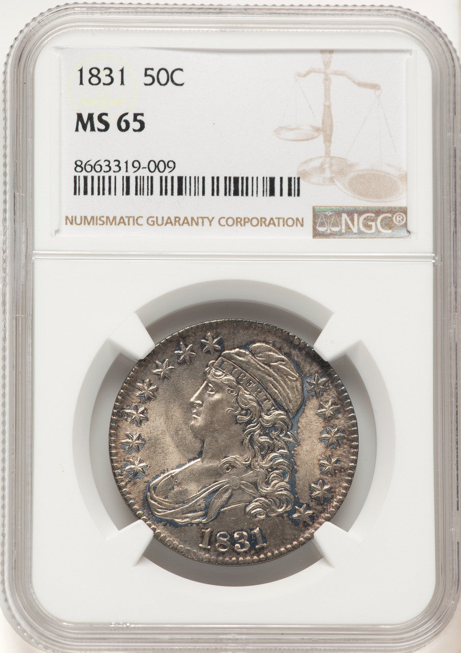 1831 50C Bust Half Dollar NGC MS65
