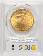 1911 $20 CAC Saint-Gaudens Double Eagle PCGS MS64