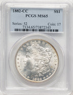 1882-CC Morgan Dollar PCGS MS65 (506971031)