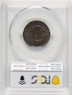 1835 1/2 C BN Half Cent PCGS MS63