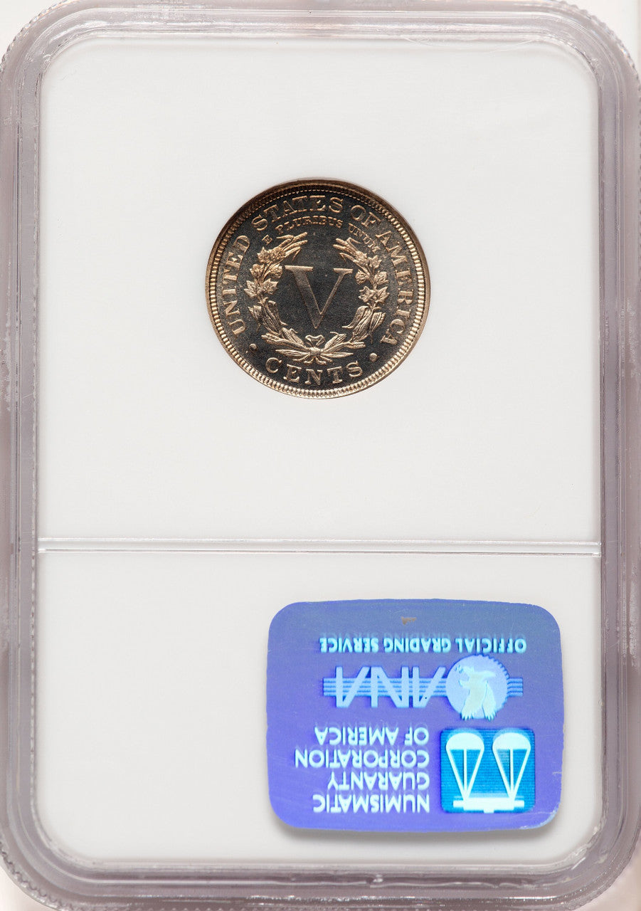 1907 5C Proof Liberty Nickel NGC PR67
