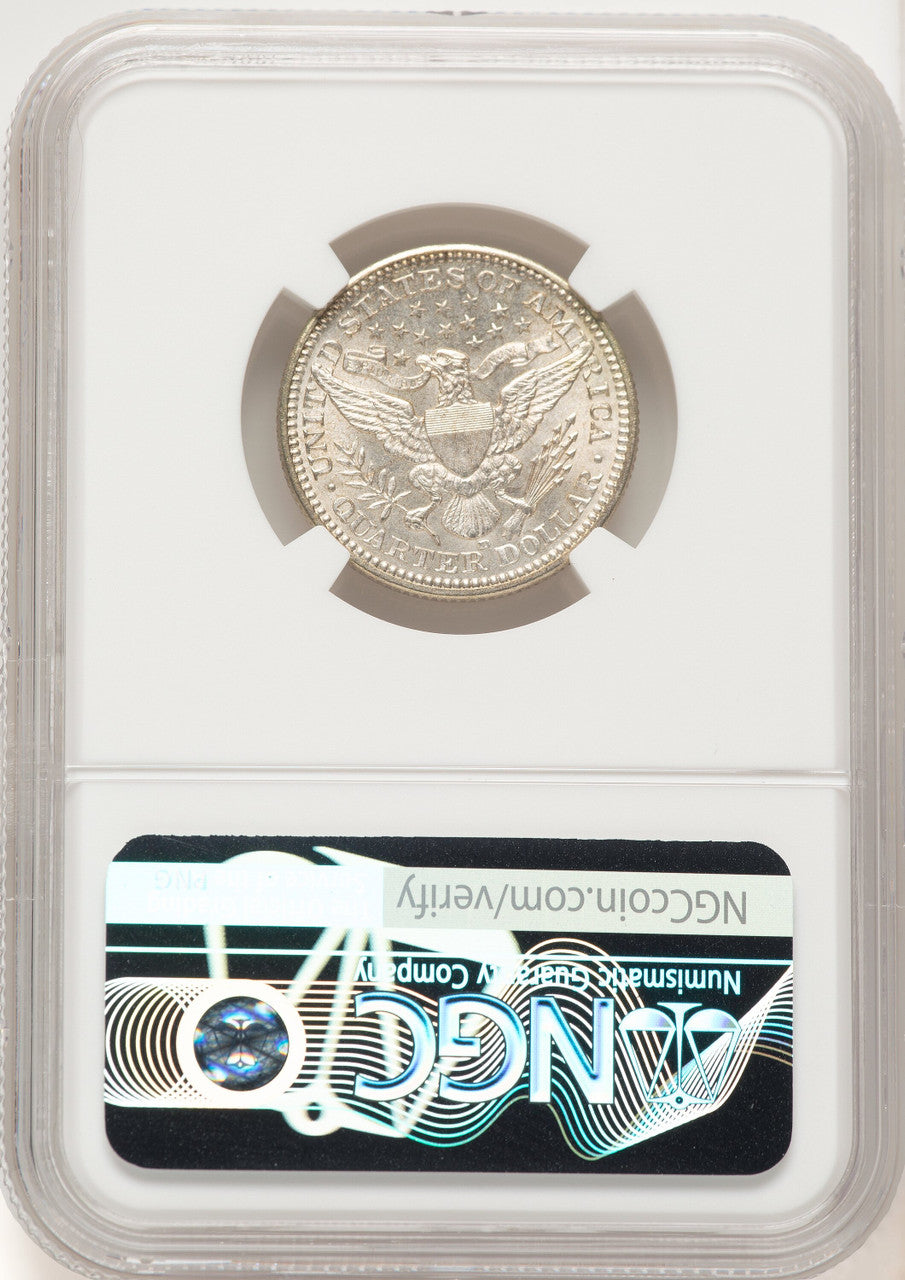 1911-D 25C Barber Quarter NGC MS65