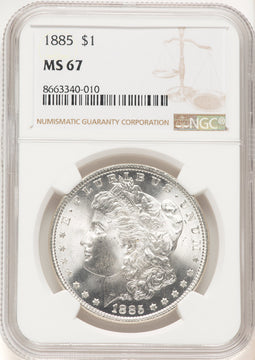 1885 Morgan Dollar NGC MS67 (506973020)