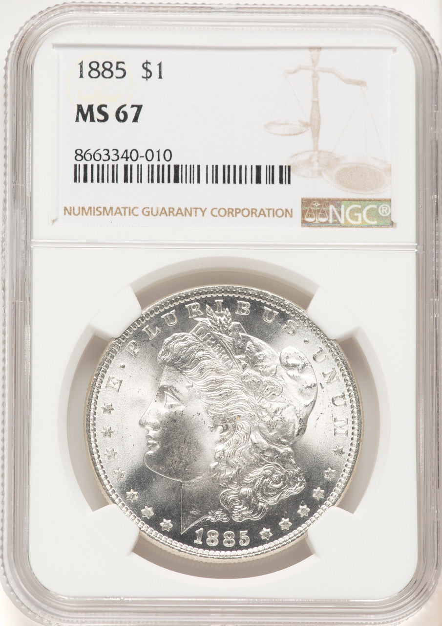 1885 Morgan Dollar NGC MS67 (506973020)