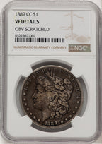 1889-CC Morgan Dollar Details NGC VF20 (507041068)