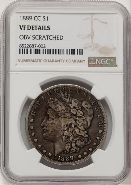【激レア】ヴァランテルシニエ コンジュガゾン49GC 63~93年 1889-CC Morgan Dollar Details NGC VF20 (507041068) | LCR Coin